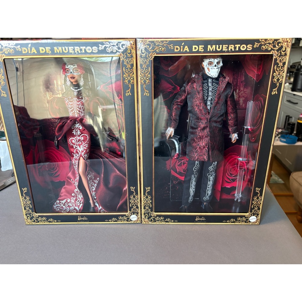 Barbie Ken Dia De Muertos 2026 Signature Doll Bundle Set Day of the Dead Mattel